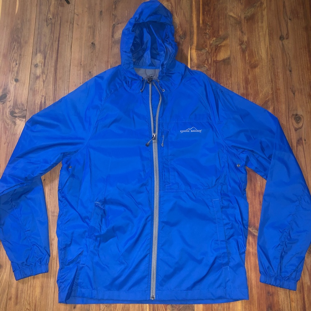 NWOT Eddie Bauer Blue Raincoat